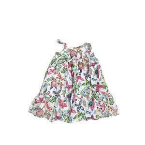 Baby Gap Toddler Girls White Butterfly Print Sleeveless Summer Dress Size 3T Cot